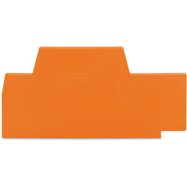 WAGO Abschlußplatte orange 280-343